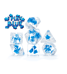 Inclusion Dice - I Play Blue